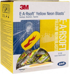 3M - Disposable, Uncorded, 33 dB Earplugs - Yellow, 200 Pairs - Benchmark Tooling