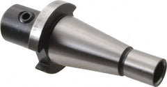 Interstate - NMTB30 Taper Shank 3/8" Hole End Mill Holder/Adapter - 1" Nose Diam, 1-3/4" Projection, 1/2-13 Drawbar - Exact Industrial Supply