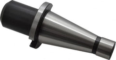 Interstate - NMTB40 Taper Shank 5/8" Hole End Mill Holder/Adapter - 1-1/2" Nose Diam, 58.67mm Projection, 5/8-11 Drawbar - Exact Industrial Supply