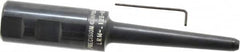Made in USA - 1" Shank Diam Straight Shank with Weldon Flat 1/8" Hole End Mill Holder/Adapter - 3" Projection - Exact Industrial Supply