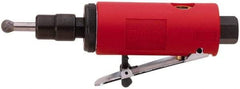 Sioux Tools - 1/4" Collet, Straight Handle, Straight Air Die Grinder - 26,000 RPM, Front Exhaust, 16 CFM, 0.3 hp, 6.21 bar, 1/4 NPT - Benchmark Tooling