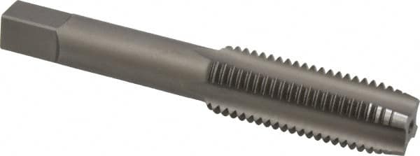 Irwin Hanson - M16x2.00 Metric Coarse 6H 4 Flute Bright Finish Carbon Steel Straight Flute Standard Hand Tap - Plug, Right Hand Thread, 3-13/16" OAL, 1.813" Thread Length, Oversize - Exact Industrial Supply