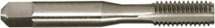 Vermont Tap & Die - #10-24 UNC 2/2B/3B 3 Flute Bright Finish High Speed Steel Straight Flute Standard Hand Tap - Bottoming, Right Hand Thread, 2-3/8" OAL, 7/8" Thread Length, H3 Limit, Oversize - Benchmark Tooling