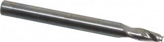 OSG - 5/32", 5/16" LOC, 3/16" Shank Diam, 2" OAL, 2 Flute, Solid Carbide Square End Mill - Single End, Uncoated, Spiral Flute, 30° Helix, Centercutting, Right Hand Cut, Right Hand Flute, Series 2021 - Benchmark Tooling