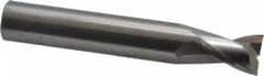 OSG - 7/16", 9/16" LOC, 7/16" Shank Diam, 2-3/4" OAL, 2 Flute, Solid Carbide Square End Mill - Single End, Uncoated, Spiral Flute, 30° Helix, Centercutting, Right Hand Cut, Right Hand Flute, Series 2021 - Benchmark Tooling