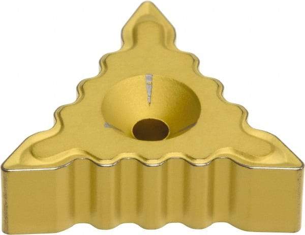 Sumitomo - TRM551704 GU Grade AC830P Carbide Turning Insert - Al2O3 Finish, 55° Triangle, 0.394" Inscr Circle, 0.197 Thick, 1/64" Corner Radius - Benchmark Tooling