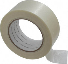 3M - 2" x 60 Yd Clear Rubber Adhesive Packaging Tape - Polypropylene Film Backing, 4 mil Thick, 100 Lb Tensile Strength, Series 8934 - Benchmark Tooling