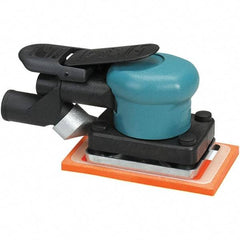 Dynabrade - 13 CFM Air Consumption, Palm Air Orbital Sander - Rectangular Pad, - Benchmark Tooling