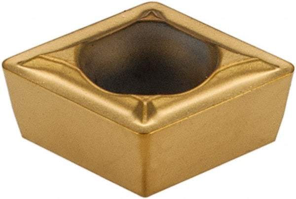 Kennametal - CPMT1.81.51 LF Grade KC730 Carbide Turning Insert - TiN Finish, 80° Diamond, 7/32" Inscr Circle, 3/32" Thick, 1/64" Corner Radius - Benchmark Tooling