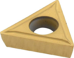 Kennametal - TPGT32.51 LF Grade KC730 Carbide Turning Insert - TiN Finish, 60° Triangle, 3/8" Inscr Circle, 5/32" Thick, 1/64" Corner Radius - Benchmark Tooling
