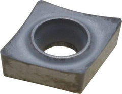 Kennametal - CCGT21.51 HP Grade K313 Carbide Turning Insert - Uncoated, 80° Diamond, 1/4" Inscr Circle, 3/32" Thick, 1/64" Corner Radius - Benchmark Tooling