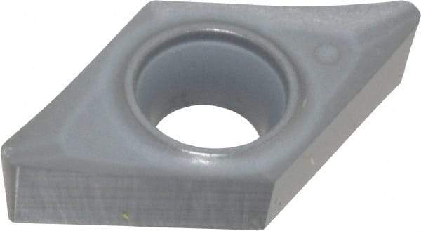 Kennametal - DCGT32.52 HP Grade K313 Carbide Turning Insert - Uncoated, 55° Diamond, 3/8" Inscr Circle, 5/32" Thick, 1/32" Corner Radius - Benchmark Tooling