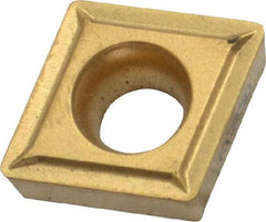 Kennametal - CCMT432 LF Grade KC850 Carbide Turning Insert - TiC/TiCN/TiN Finish, 80° Diamond, 1/2" Inscr Circle, 3/16" Thick, 1/32" Corner Radius - Benchmark Tooling
