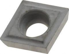 Kennametal - CPGM21.50.5 Grade K68 Carbide Turning Insert - Uncoated, 80° Diamond, 1/4" Inscr Circle, 3/32" Thick, 0.0079" Corner Radius - Benchmark Tooling