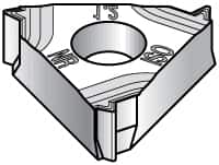 Kennametal - 16NR Internal Right Hand ISO Laydown Threading Insert - Grade KU25T, TiAlN/TiN Coated Carbide, 9.53mm Inscribed Circle - Benchmark Tooling