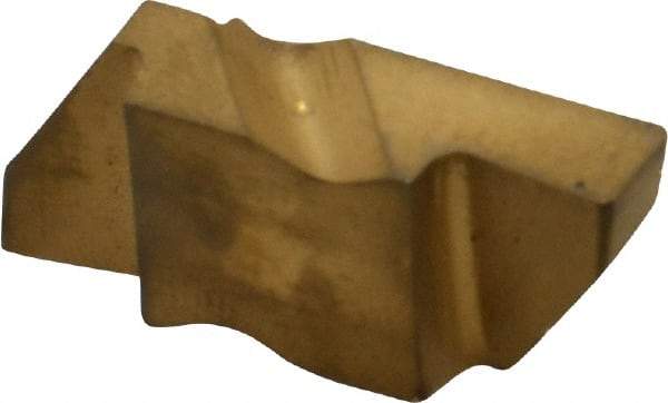Kennametal - 4189NG Grade KC850, 4.8mm Cutting Width Carbide Grooving Insert - 6.35mm Max Depth of Cut, Right Hand, 0.57mm Corner Radius, TiC/TiCN/TiN Finish - Benchmark Tooling