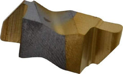 Kennametal - 3047NRP Grade KC730, 2.39mm Cutting Width Carbide Grooving Insert - 3.81mm Max Depth of Cut, Right Hand, 1.19mm Corner Radius, TiN Finish - Benchmark Tooling