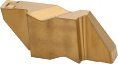 Kennametal - 4189NG K Grade KC850, 4.8mm Cutting Width Carbide Grooving Insert - 6.35mm Max Depth of Cut, Left Hand, 0.57mm Corner Radius, TiC/TiCN/TiN Finish - Benchmark Tooling