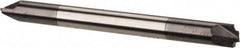 Accupro - 0.025" Radius, 1/8" Mill Diam, 2 Flute Solid Carbide Corner Rounding End Mill - Double End, AlTiN Finish, 1-1/2" OAL, 1/8" Shank Diam - Benchmark Tooling