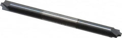 Accupro - 0.035" Radius, 1/8" Mill Diam, 2 Flute Solid Carbide Corner Rounding End Mill - Double End, AlTiN Finish, 1-1/2" OAL, 1/8" Shank Diam - Benchmark Tooling