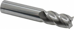 Accupro - 3/4", 4 Flute, Single End, Solid Carbide, 0.01" Corner Radius End Mill - 4" OAL, 40° Helix, Right Hand Flute, 1-1/2" LOC, Right Hand Cut - Benchmark Tooling