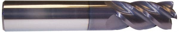 Accupro - 1" Diam 4 Flute Solid Carbide 0.015" Corner Radius End Mill - Benchmark Tooling