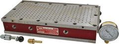 Suburban Tool - 12" Long x 6" Wide x 2-1/4" High, 1/2 Min Pump hp, S2 Sine Plate Compatibility, Vacuum Chuck - Square & Parallel to within 0.0003, 1/4 NPT Connector - Benchmark Tooling