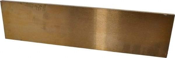 Value Collection - 1/4 Inch Thick x 3 Inch Wide x 12 Inch Long, Ground Bearing Bronze Rectangular Bar - Alloy SAE 660 (CDA 932) - Benchmark Tooling