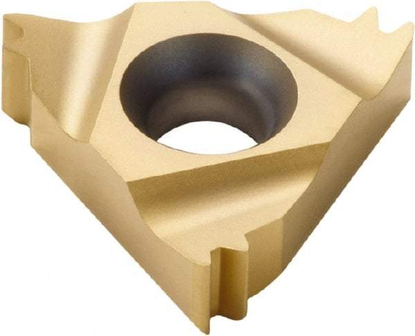 Seco - 16NR Internal Right Hand ISO Laydown Threading Insert - Grade CP500, TiAlN/TiN Coated Carbide, 9.53mm Inscribed Circle - Benchmark Tooling