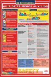 NMC - 18" Wide x 24" High Laminated Paper CPR Information Poster - Spanish - Benchmark Tooling