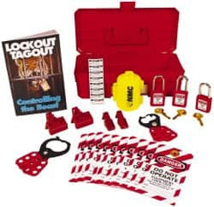 NMC - 30 Piece Electrical Lockout Kit - Comes in Tool Box - Benchmark Tooling