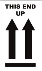 NMC - This End Up Shipping Label - 5" High x 3" Wide - Benchmark Tooling