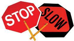 NMC - "Stop", 18" Wide x 18" High, Aluminum Stop & Yield Signs - Octagon, Handheld Mount - Benchmark Tooling