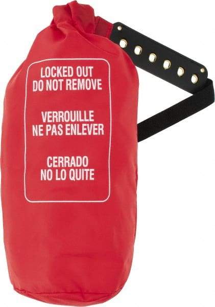 NMC - Black, Orange, Red and White, Nylon Plug and Hoist Control Cover - Compatible with Lockout Padlock - Benchmark Tooling