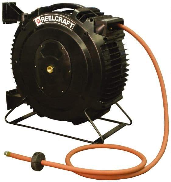 Reelcraft - 66' Spring Retractable Hose Reel - 232 psi, Hose Included - Benchmark Tooling