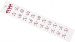 SPI - Inspection Label - Legend: Calibration Void If Seal Damaged, English, Red & White, No Coating - Benchmark Tooling