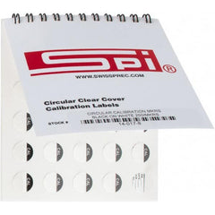 SPI - Calibration Label - Legend: Calibration, English, Black & White, No Coating - Benchmark Tooling