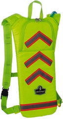 Ergodyne - Lime Green Hydration Backpack with Thermos - 70 Ounce Reservoir Capacity - Benchmark Tooling