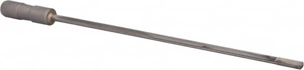 Made in USA - 5/16", 12" Flute Length, 13" Depth of Cut, Carbide-Tipped Shank, Single Flute Gun Drill - Benchmark Tooling