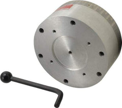 Suburban Tool - Fine Pole Round Permanent Magnetic Rotary Chuck - 6-1/4" Wide x 2-15/16" High, Ceramic - Benchmark Tooling