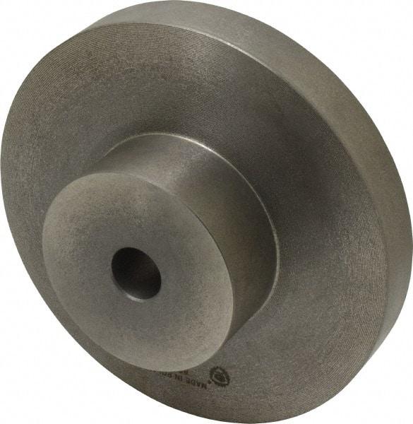 Bison - Adapter Back Plate for 8" Diam Self Centering Lathe Chucks - 0.98" Through Hole Diam, 4.02mm ID, 8.3" OD, 1.18" Flange Height, Cast Iron - Benchmark Tooling