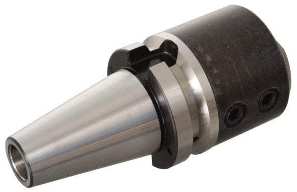 Kennametal - BT50 Taper, 40mm Inside Hole Diam, 85mm Projection, Whistle Notch Adapter - Through Coolant - Exact Industrial Supply