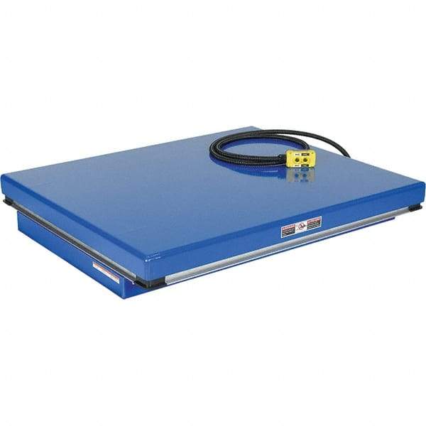 Vestil - 3,000 Lb Capacity Hydraulic Scissor Lift - 7" to 43" Lift Height, 48" Platform Length x 40" Platform Width - Benchmark Tooling