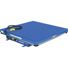 Vestil - 3,000 Lb Capacity Hydraulic Scissor Lift - 7" to 43" Lift Height, 48" Platform Length x 48" Platform Width - Benchmark Tooling