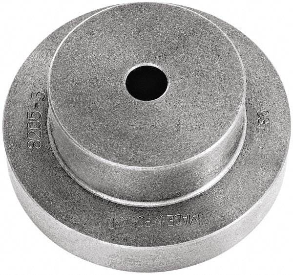 Bison - Adapter Back Plate for 15-3/4" Diam Self Centering Lathe Chucks - 2.76" Through Hole Diam, 9.06mm ID, 16.34" OD, 2.17" Flange Height, Cast Iron - Benchmark Tooling