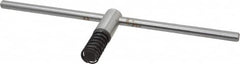 Bison - 20, 25" Chuck Diam Compatibility, Lathe Chuck Key - Compatible with 4-Jaw Chucks, Self Ejecting, 5-33/64" Body Length, 0.748" Actual Key Square Size - Benchmark Tooling