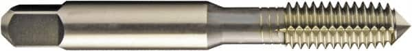 Vermont Tap & Die - 3/8-16 UNC 2B H7 Thread Limit Plug Thread Forming Tap - High Speed Steel, Bright Finish, 2-15/16" OAL, 3/4" Thread Length, Right Hand Thread, Series 1986 - Benchmark Tooling