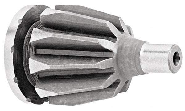 Bison - Forged Steel Lathe Chuck Pinion - 16" Chuck Diam Compatible, 1.7" OD - Benchmark Tooling