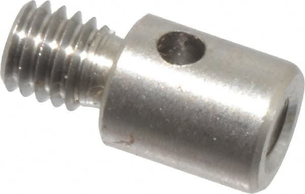 Fowler - M3 Female, M2 Male, Stainless Steel, CMM Thread Adapter - 5mm Long - Benchmark Tooling