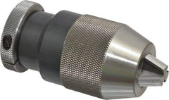 Albrecht - JT2, 1/64 to 3/8" Capacity, Steel Tapered Mount Drill Chuck - Keyless, 1.69" Sleeve Diam, 3.13" Open Length - Exact Industrial Supply